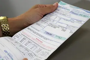 Conta de água em Teresina (Foto: Reprodução)