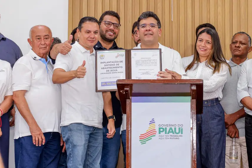 Em Capitão de Campos, Rafael Fonteles entrega 12 ruas asfaltadas e anuncia R$ 3,2 milhões para novos investimentos