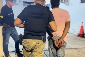 Homem foi preso pela Guarda Civil Municipal (GCM) suspeito de tentativa de homicídio qualificado, no município de José de Freitas (Foto: Reprodução)
