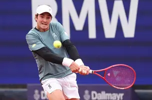 João Fonseca no ATP 500 de Munique (Foto: Imagem de Reprodução)