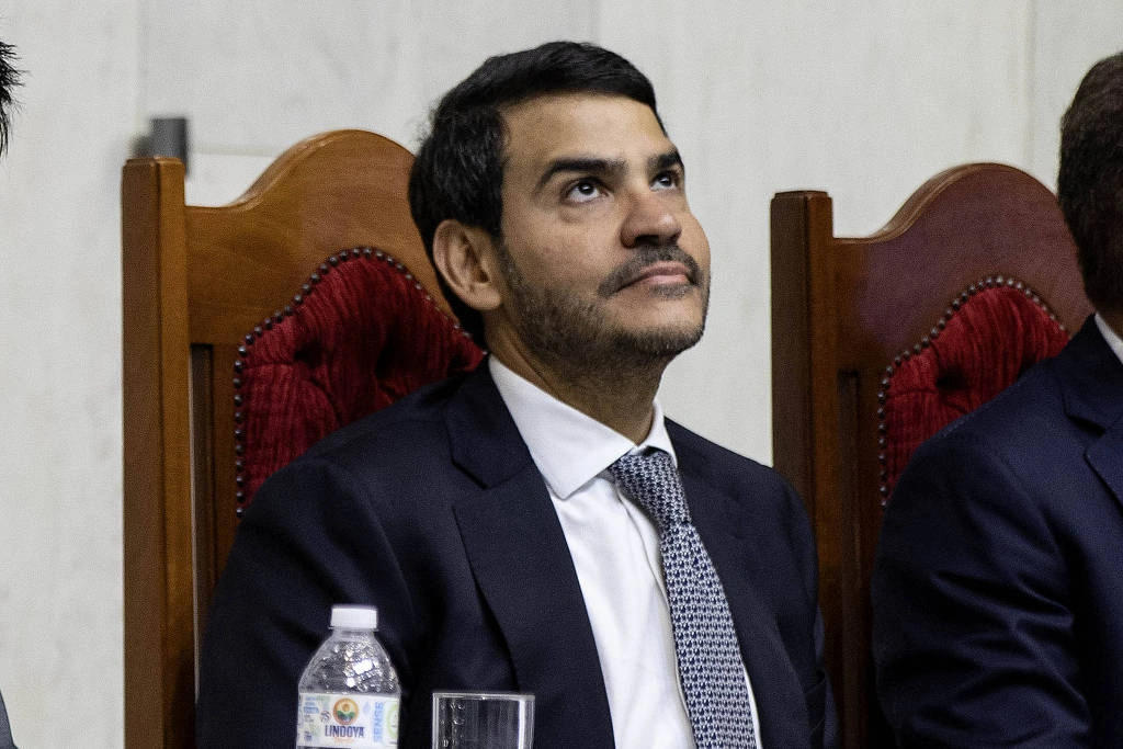 Jorge Messias, indicado por Lula ao STF, em cerimônia de homenagem a André Mendonça