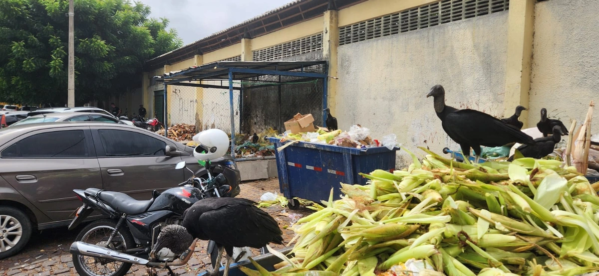 Lixo no Mercado do Parque Piauí