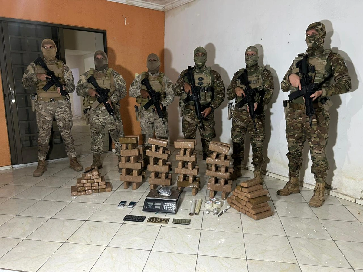 Mais de 100kg de maconha são apreendidos em depósito na zona sudeste de Teresina