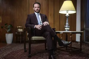 O ministro da Fazenda, Dario Durigan, em entrevista em seu gabinete, em Brasília (Foto: Gabriela Biló)