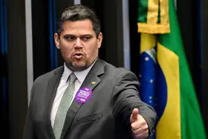 O presidente do Senado, Davi Alcolumbre (Foto: Evaristo Sá/AFP)