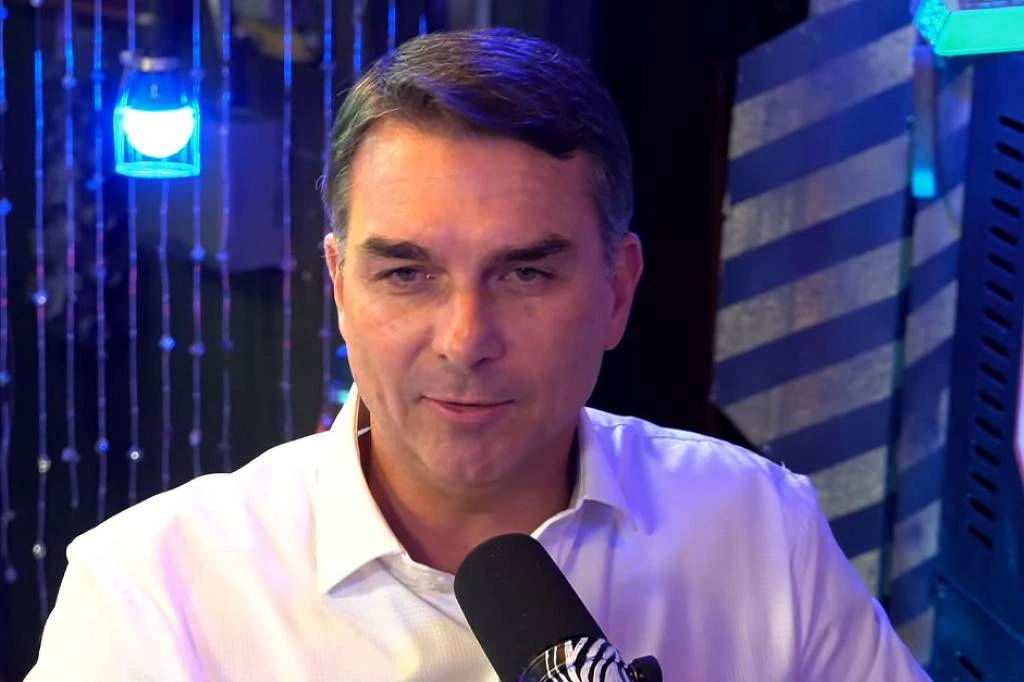 O senador e pré-candidato à Presidência da República Flávio Bolsonaro (PL-RJ)