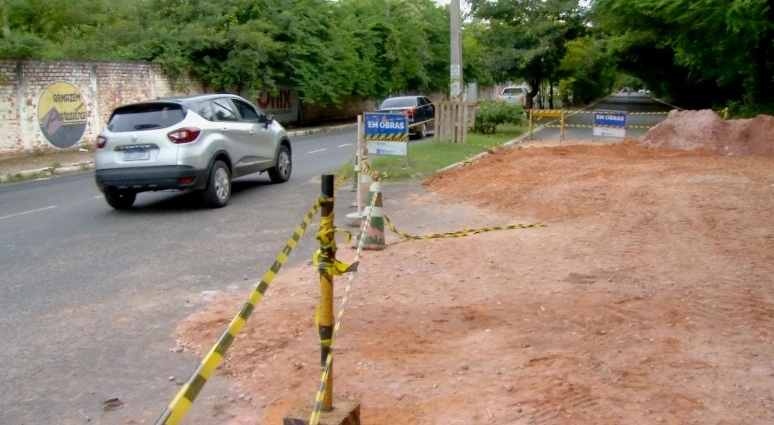 Obras na Avenida Maranhão trazem consigo transtornos pela falta de celeridade