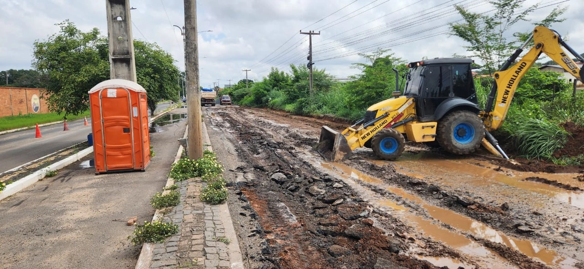 Reparo da Avenida Henry Wall zona sul de Teresina 1
