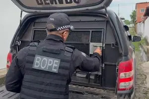 Sete pessoas suspeitas de envolvimento com o tráfico de drogas foram presas nesta quinta-feira (23) BOPE na operação (Foto: SSP-PI)