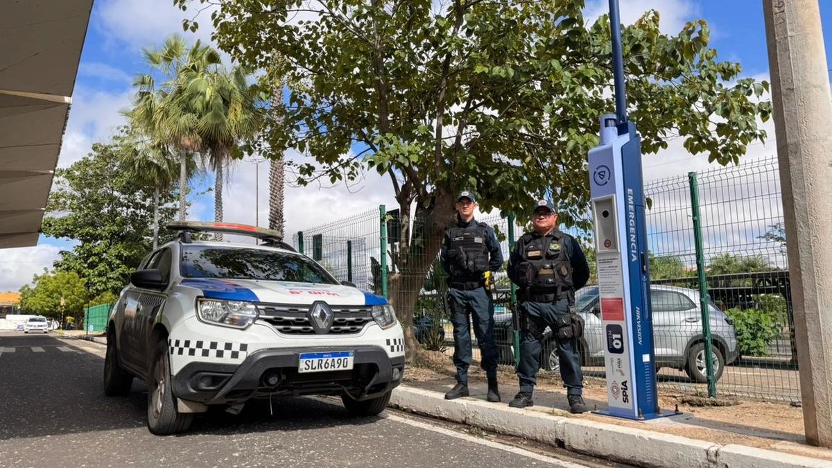 SSP reforça segurança com instalação de segundo totem inteligente na capital, desta vez na Rodoviária de Teresina