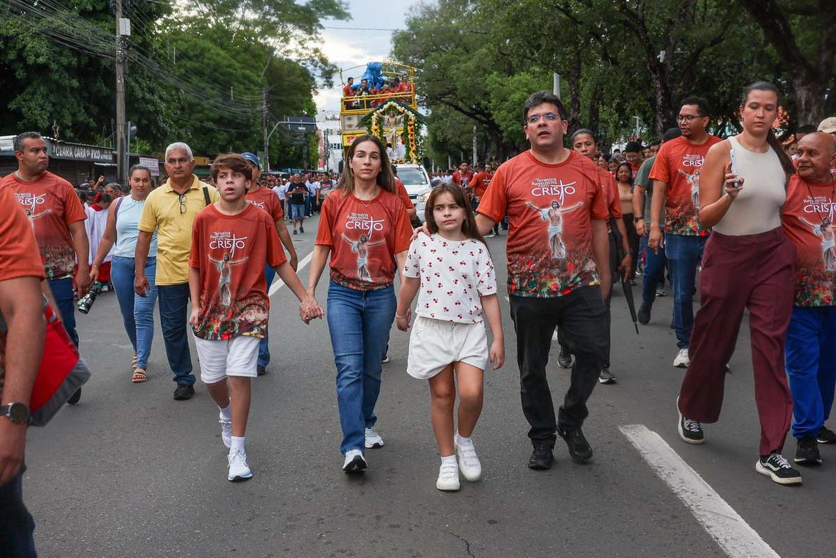 Teresina Ressuscita com Cristo ( Evento da Arquidiocese ) Rafael Fonteles e família