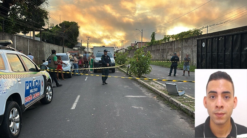 Um homem de 29 anos, identificado como Andrey Claudio Soares de Oliveira, foi morto a tiros na madrugada desta sexta-feira (17)
