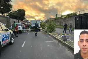 Um homem de 29 anos, identificado como Andrey Claudio Soares de Oliveira, foi morto a tiros na madrugada desta sexta-feira (17) (Foto: Reprodução)