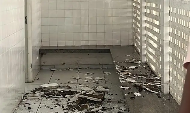 Forro desaba em UBS e expõe crise estrutural na saúde de Teresina