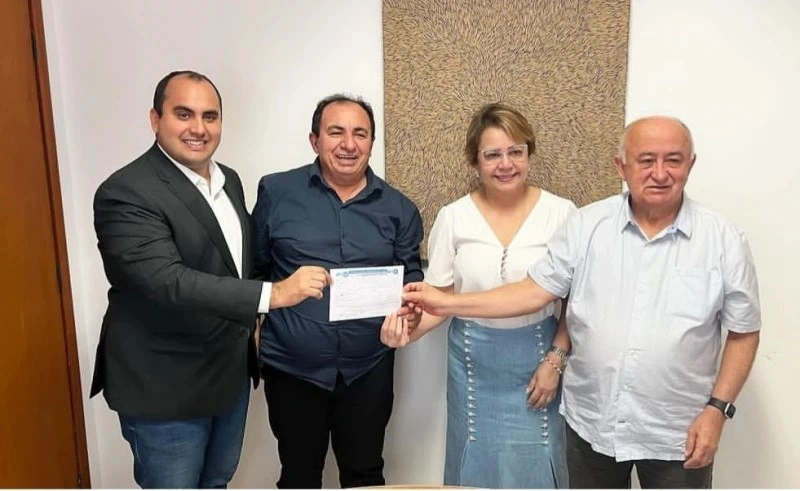Ato de filiação do prefeito Silas Noronha em 2023