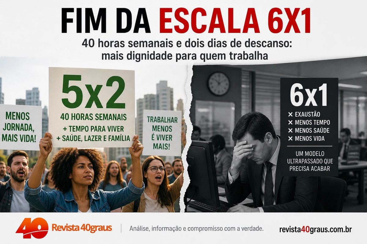 Banner fim da escala 6 X 1