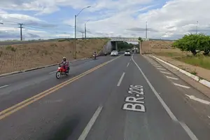 BR-343 em Teresina (Foto: Google Maps)