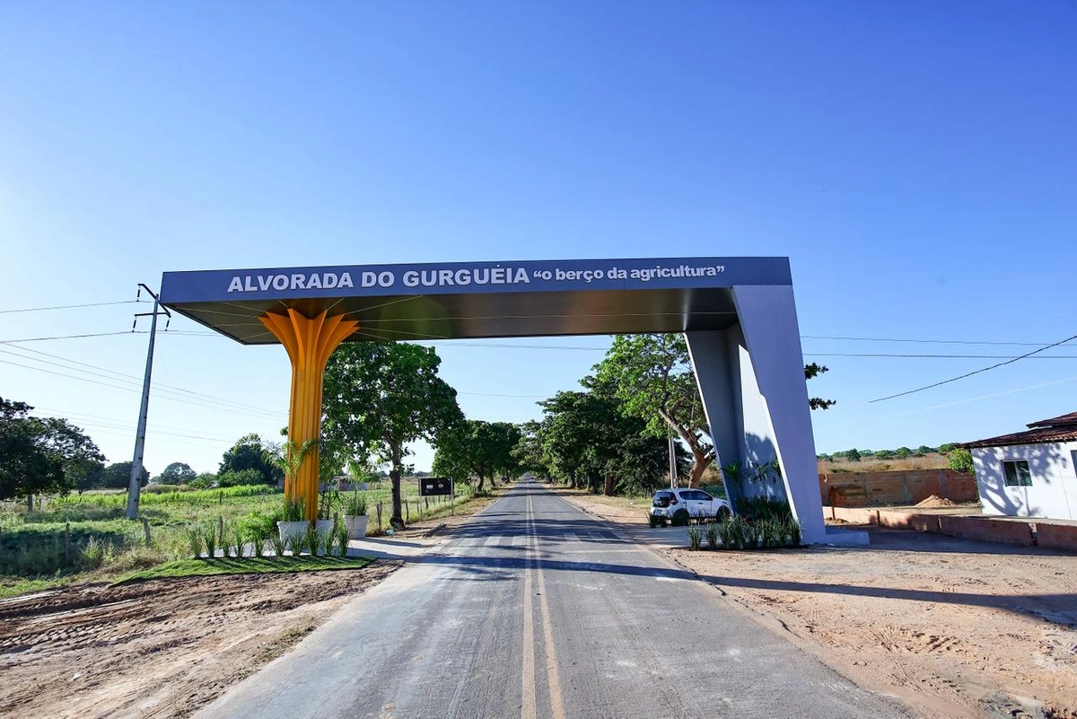 Com portal, ciclovia e praça, Governo do Estado inaugura nova entrada de Alvorada do Gurguéia e reforça investimentos no município (Rafael Fonteles)