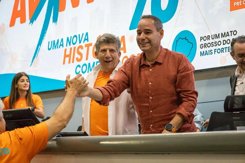 Deputado Lídio e Tibé presidente nacional do AVANTE 70