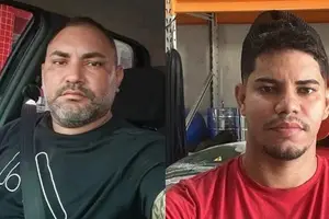 Ex-vereador de Matias Olímpio, Marco Borges (esq.) será julgado como mandante da morte do empresário Benedito Neto, de 24 anos. (Foto: Foto montagem)