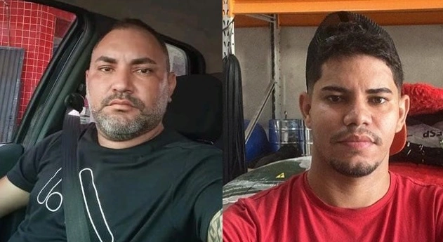 Ex-vereador de Matias Olímpio, Marco Borges (esq.) será julgado como mandante da morte do empresário Benedito Neto, de 24 anos.