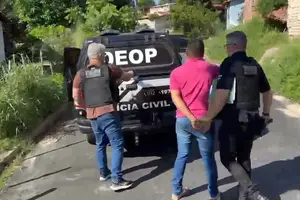 Homem, identificado como Willame Silva, foi preso (DEOP) (Foto: SSP-PI)