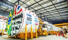 “Tatuzão” gigante chega ao Brasil para expansão do metrô até Guarulhos