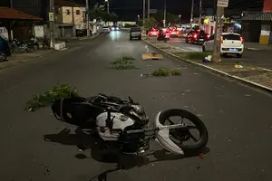 Motorista perde freio, invade contramão e deixa feridos na Av. Valter Alencar (Foto: Reprodução)