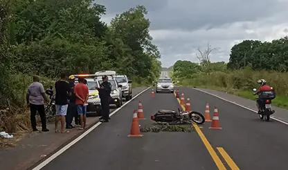 Jovem morre após colisão entre moto e bicicleta no Rodoanel de Teresina