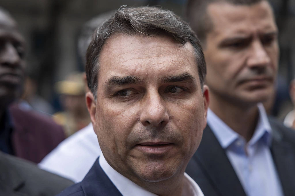 O senador Flávio Bolsonaro