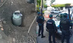 PM apreende drogas enterradas em área de mata na zona Sul de Teresina