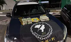 PRF apreende cerca de 10 kg de crack e detém dois suspeitos na BR-343