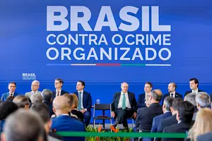 Solenidade Brasil contra o Crime Organizado ( Lula e convidados ) (Foto: Seaud/PR)
