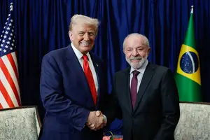 Trump e Lula na Malásia (Foto: Ricardo Stuckert / PR)