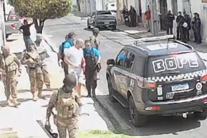 Cabo da Polícia Militar do Piauí (PM-PI) foi autuado e preso, na manhã desta terça-feira (23) após descumprir uma medida protetiva e realizar ameaças a ex-namorada (Foto: Reprodução)