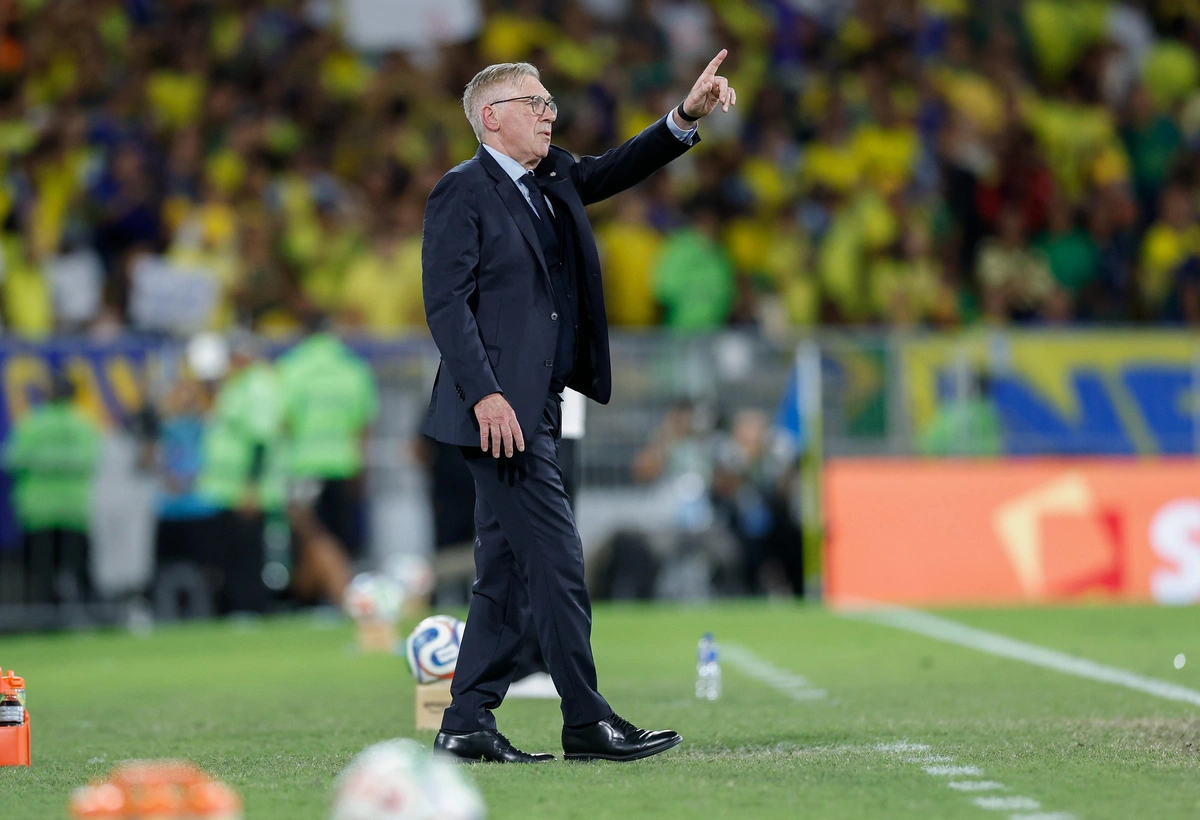 Carlo Ancelotti completou 11 jogos no comando técnico da Seleção Brasileira