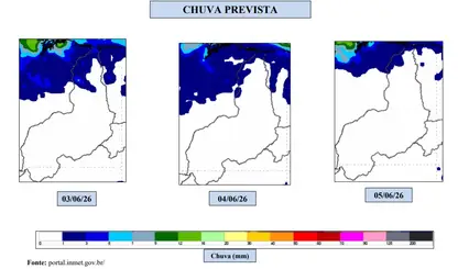 Sul do Piauí pode registrar queda de até 5°C até sábado, alerta Inmet