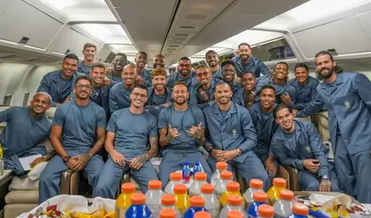 Seleção Brasileira embarca para a Copa de 2026 em busca do tão sonhado hexa