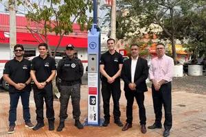 Governo do Estado amplia monitoramento e instala de dois novos totens inteligentes com botão de emergência em Teresina (Foto: Reprodução)