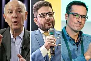 José Roberto Arruda (PSD-DF), Gladson Cameli (PP-AC) e Deltan Dallagnol (Novo-PR) enfrentam incertezas em suas candidaturas (Foto: Reprodução)