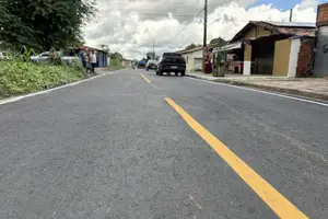 Obra do OPA: Rafael Fonteles entrega asfalto para moradores do Angelim nesta quinta (11) em Teresina (Foto: Reprodução)