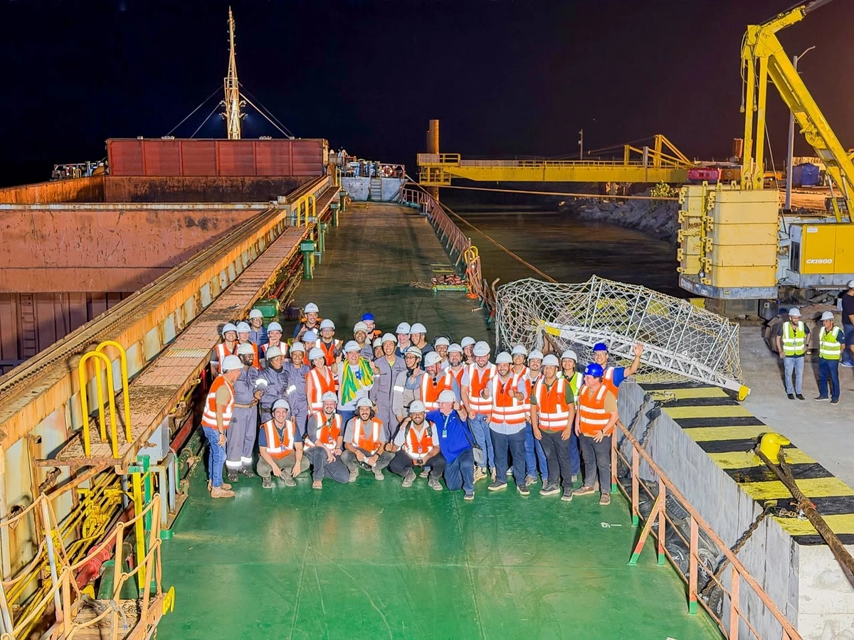 Porto Piauí faz primeira atracação de navio de carga no Terminal de Uso Privado