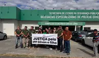 Sindicato protesta após soltura de suspeito de atropelar policial penal e filha em Teresina
