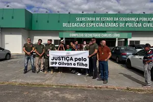 Sindicato protesta após soltura de suspeito de atropelar policial penal do MA (Foto: Reprodução)