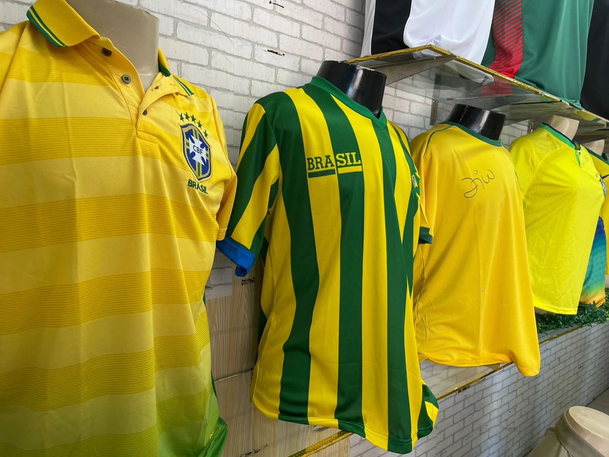 Venda de camisas da seleção durante o período da Copa do Mundo