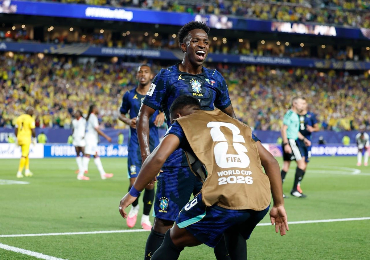 Vini Jr fez mais um gol para a Seleção