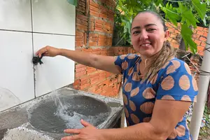 Abastecimento de água em Bom Jesus (Foto: Reprodução | Águas do Piauí)