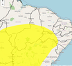 Inmet emite alerta amarelo de perigo potencial para vendaval em 151 cidades do Piauí
