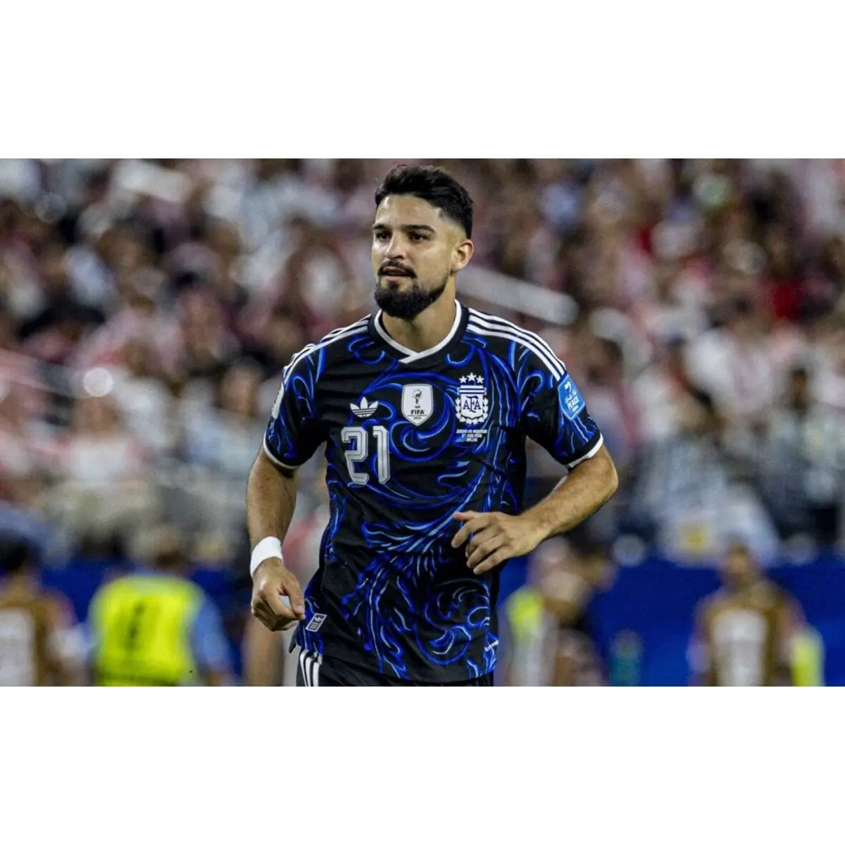 Flaco Lopez defendendo a Argentina na Copa do Mundo