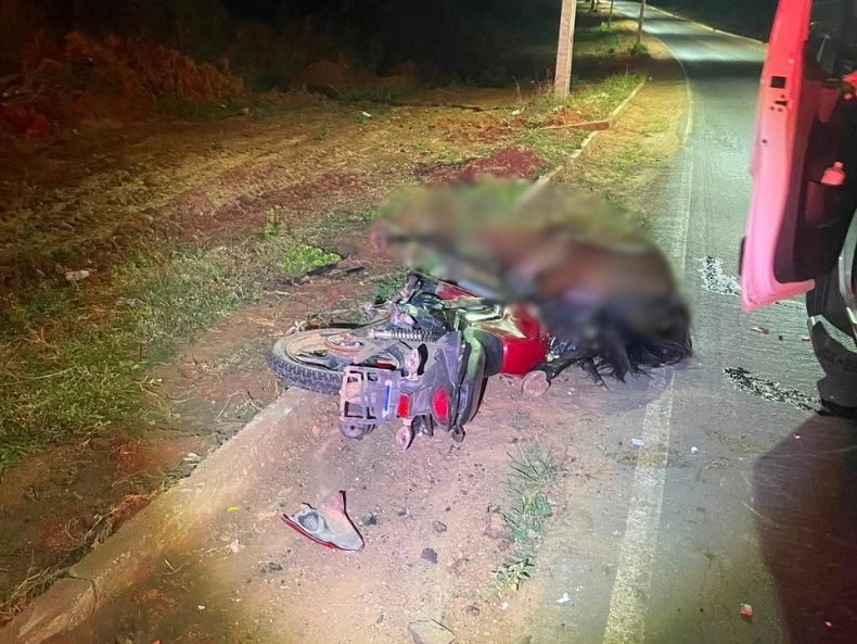 Motociclista morreu na noite desta quarta-feira (15) após colidir com um cavalo que estava solto na PI-144, em São Raimundo Nonato
